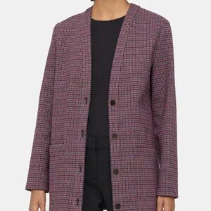 Theory slit cardigan collins knit